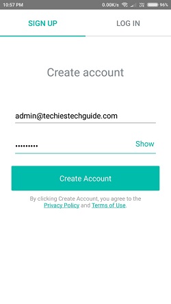 Create an account on the American Number Program