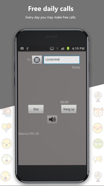 Call SpoofGuard app to make free calls
