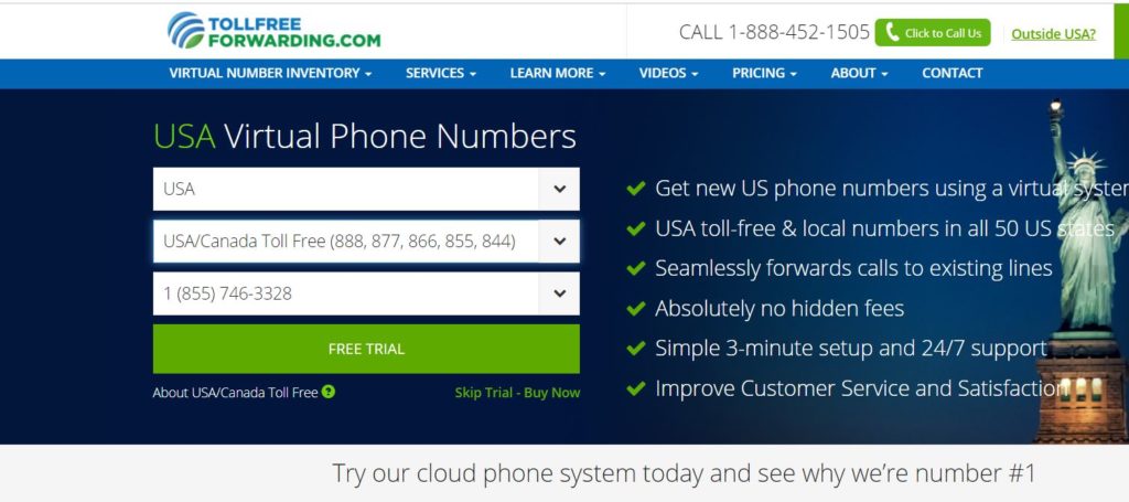 The site to buy a virtual US number online