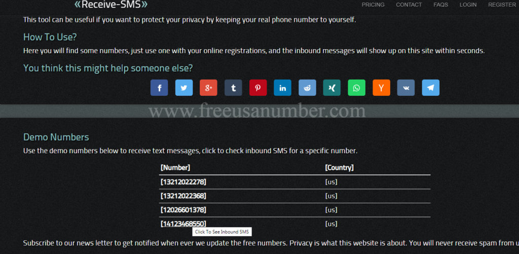 A site that gives you a fake number to receive messages "The 11 best sites, including Russian" 1