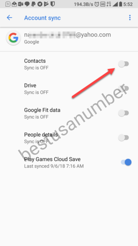 Ways to solve the problem of syncing contacts for Android 2021 8